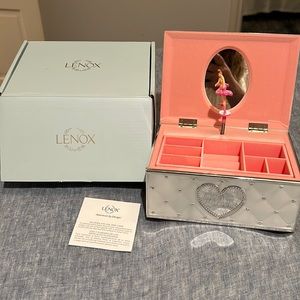 Lenox silver plated ballerina jewelry box